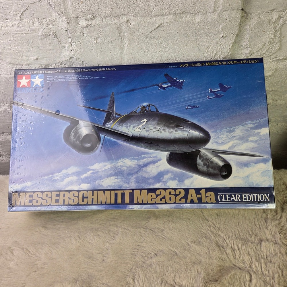 Tamiya 1/48 Messerschmitt Me262 A-1a Clear Edition Model Kit 61091 No. 91